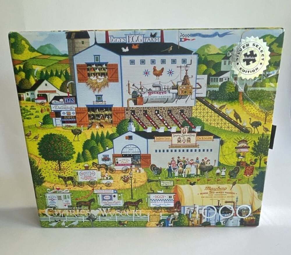 Buffalo Games Silver Select Charles Wysocki Sunny Side Up 1000 Piece Jigsaw Puzz